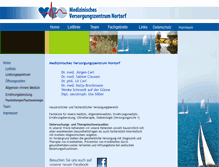 Tablet Screenshot of mvz-nortorf.com